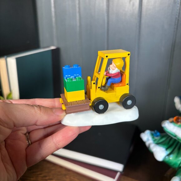 Department 56 Accessories Brick Lift, North Pole Sleigh, School Sleigh Express - Picture 10 of 12